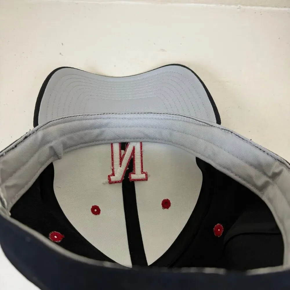 Top of the World University of Nebraska Cornhusker Fitted Wool Hat Black 7-7/8
